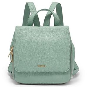 Fossil Preston mini leather backpack